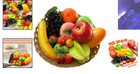 Luxurious 16-piece Artificial Fruits Set - Faux Fruits For Elegant Home Decor