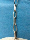 Native Southwestern Sterling Silver Navajo Chain Necklace - Plain Design