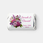 Elegant Flowers Personalized Favors  Miniatures Candy Bars - Wedding 45 Labels