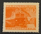 Travelstamps  Yugoslavia Stamp Scott  272 Trains  Locomotives Mint Mnh Og