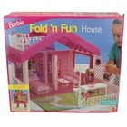 Vintage 1992 Mattel Barbie Fold n Fun House 1545 In Original Box Incomplete