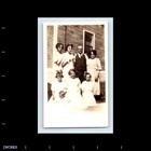 Old Vintage Photo Man Women Girls Baby Outside House Original Snapshot Pic