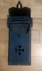 Vintage Cast Iron Wall Mounted Mailbox Black