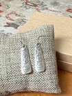      Vintage Navajo Earrings Signed  Sterling Silver