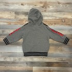 Disney Mickey Mouse Pullover Hoodie Youth Size 4 Gray Sleeve Logo