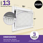 Simply Filters 16x25x4 Merv 13  Mpr 1500  Ac Furnace Hvac Air Filter