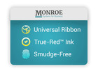Three Genuine Monroe 3140 Calculator Ribbons