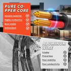 50ft 16 Gauge 2 Conductor Electrical Wire  16 Awg Stranded Pvc Cord  Ofc Cable  