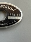 Vintage 70   s Slingerland Black Silver Niles Oval Badge   278884