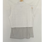 Footjoy Fj Layered Insulated Full Zip Golf Vest White Gray Puffer Fleece Large L