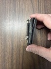 Vtg Jay Pee Black Leather Key Badge Holder W  Back Flap Police Security