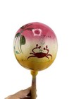 Hand Painted Maraca   Mexico   Souvenir Gourd Wooden Shakers Authentic