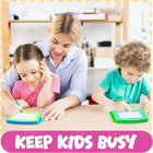 Magnetic Drawing Board For Kids -  pack Of 6  Erasable Doodle Sketch Tablet And 