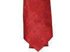 Red Embossed Square Compass Masonic Necktie Blue Lodge Freemason Fraternity New 