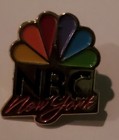 Vintage Nbc National Broadcasting Company Peacock Pinback Button Pin New York Ny