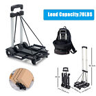Aluminium Luggage Cart Folding Dolly Moving Warehouse Hand Truck Trolley Cart