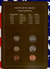 Coin Sets Of All Nations St  Helena 1984 Unc 1 Pound 50 10 5 2 1 Pence Ja 10 86