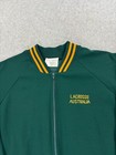 Australia National Team Authentic Lacrosse Warmup Jacket  men s Medium  Green