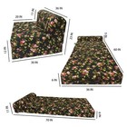 Rose Black Sleeper Chair Folding Foam Beds  Foldable Mattress 6 X 36 X 70
