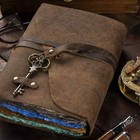Vintage Genuine Leather Journal Multi Paper Handmade Leather Bound Journal 7 x5 