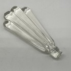  Vintage Crystal Glass Bottle Stopper Lot Of 3 Various Sizes Shapes Art Deco