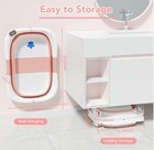 Bath Tub For Newborn To Toddler 0-36 Months  Portable - Pink