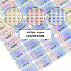 100 Security Hologram Stickers Serial Numbers Tamper Evident Genuine Authentic