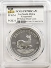 2018 Silver 1oz South Africa Krugerrand Pcgs Proof 70dcam Pc1535