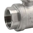 1 Inch Ball Valve female Npt 316 Stainless Steel Full Port 2-piece  2pack