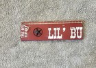Lil    Buckaroo Cowboy Western Wood Growth Chart