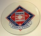 1996 Baseball Hall Of Fame 13  Diameter Glass Serving Tray  bunning  Weaver   