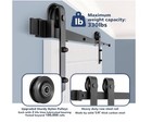 6 6 Ft Sliding Barn Door Hardware Kit Closet Sliding Track Modern Hang Style