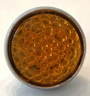 New Redfox Prism Cut Faceted Jeweled Glass 1  Reflector Orange