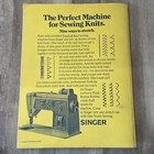 Vintage Singer Book    how To Sew Fashion Knits  Instruction Book 1972 Sewing Book