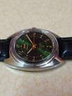 Vintage Hmt Kohinoor Green 17 Jewels Mechanical Hand Winding Men s Wrist Watch