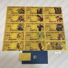 54pcs Japanese Anime One Piece Gold Banknote Collectible Cards For Nice Gift