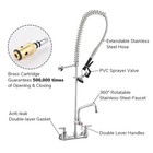 Aquaterior 12  Add-on Swivel Pre-rinse Commercial Kitchen Faucet