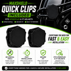 Riddell Axiom Football Helmet Visor Anti-fog   Quick Clips Shoc-inspired Design