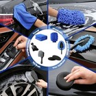 45pcs Car Detailing Kit  Car Detailing Brush Set  Car Wash Cleaning 45pcs Blue