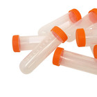 10pcs 50ml Round Bottom Plastic Lab Centrifuge Tubes Laboratory Test T   