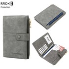 Passport Holder Slim Travel Wallet Rfid Blocking Passport Cover Credit Card Slot
