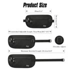 Rfid Blocking Travel Money Belt Waterproof Waist Bag Fanny Pack Hidden Wallet