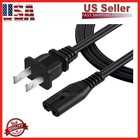 2-pack Ac Power Cord 2 Prong Cable 2-slot Figure 8 For Tv Ps3 Ps4 Ps5 Xbox Pc