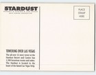 Stardust Resort   Casino Las Vegas Nevada Usa G-25250