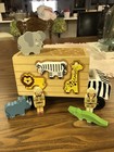 Melissa   Doug Animal Rescue Wooden Play Set Toy 8 Pieces Shape Sorting Safari