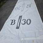 Mckibbin Mck B-30 Sailboat Sail Jib Headsail Foot 11  1  Leech 32  5   Luff 35 4