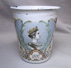 Antique 1837-1897 Queen Victoria Diamond Jubilee Souvenir Enamel Cup England