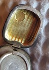 Antique Webster Sterling Silver Pocket Coin Holder Sovereign Case Vermeil