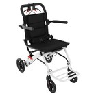 Lightweight Transport Wheelchair Folding Aluminium Travel Chair Mobility