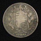 1844 Great Britain 1 Crown - Free Shipping Usa